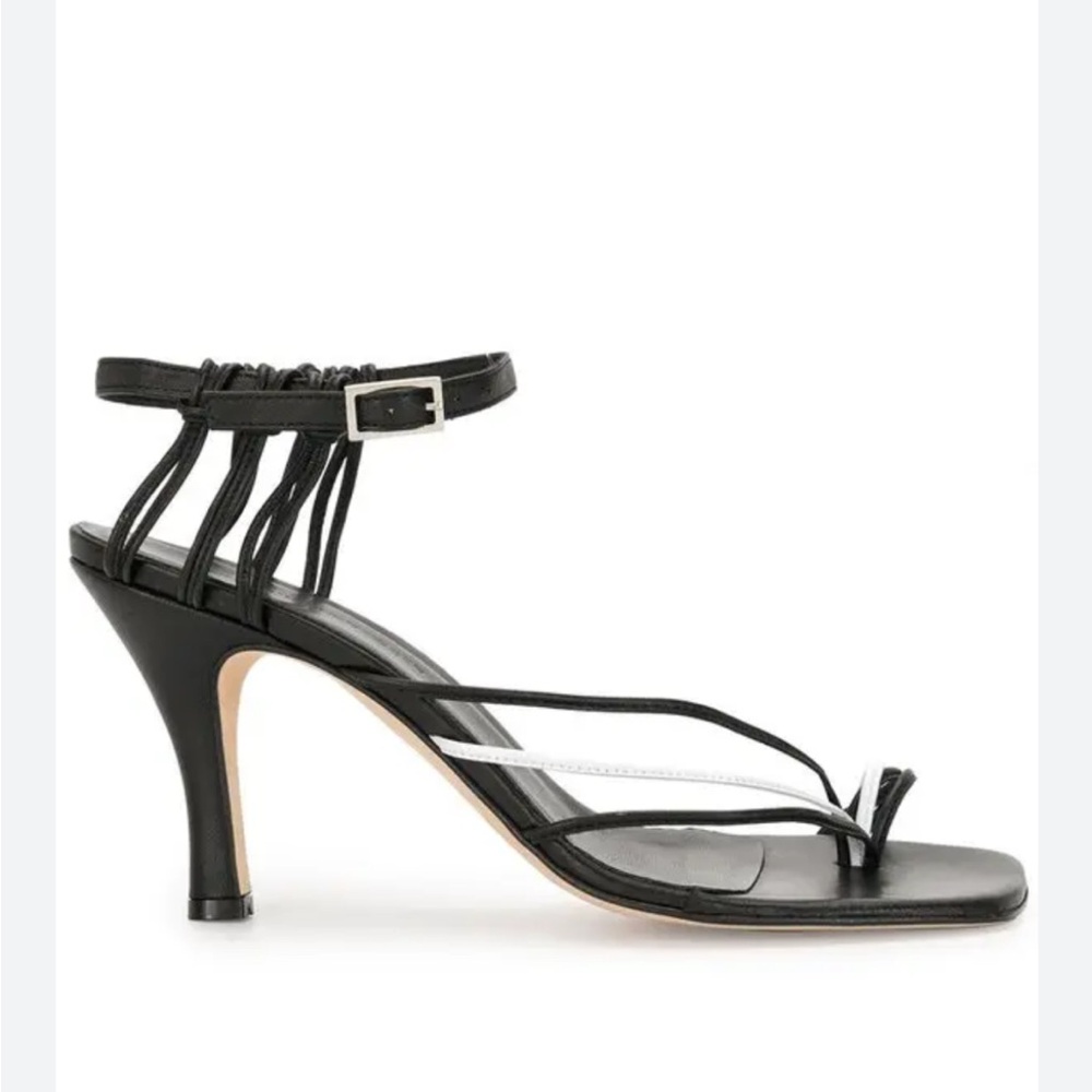 Christopher Esber Black Strappy Heels